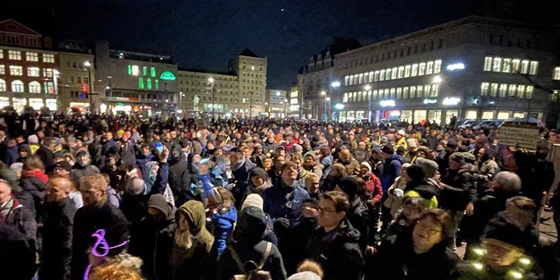 Montagsdemo am 17.1.2022