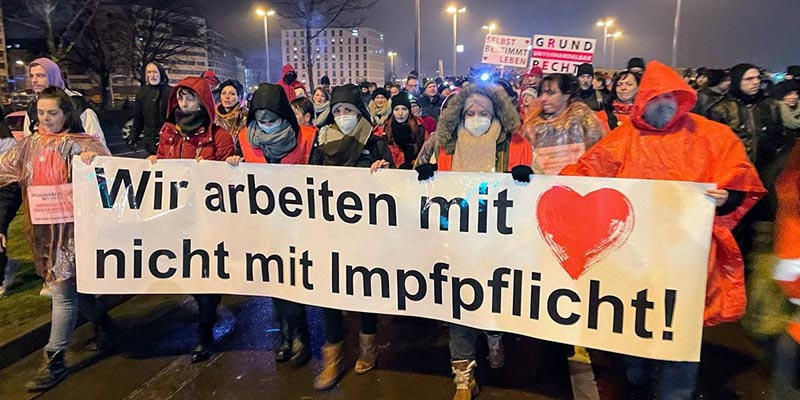 Montagsdemo am 31.1.2022